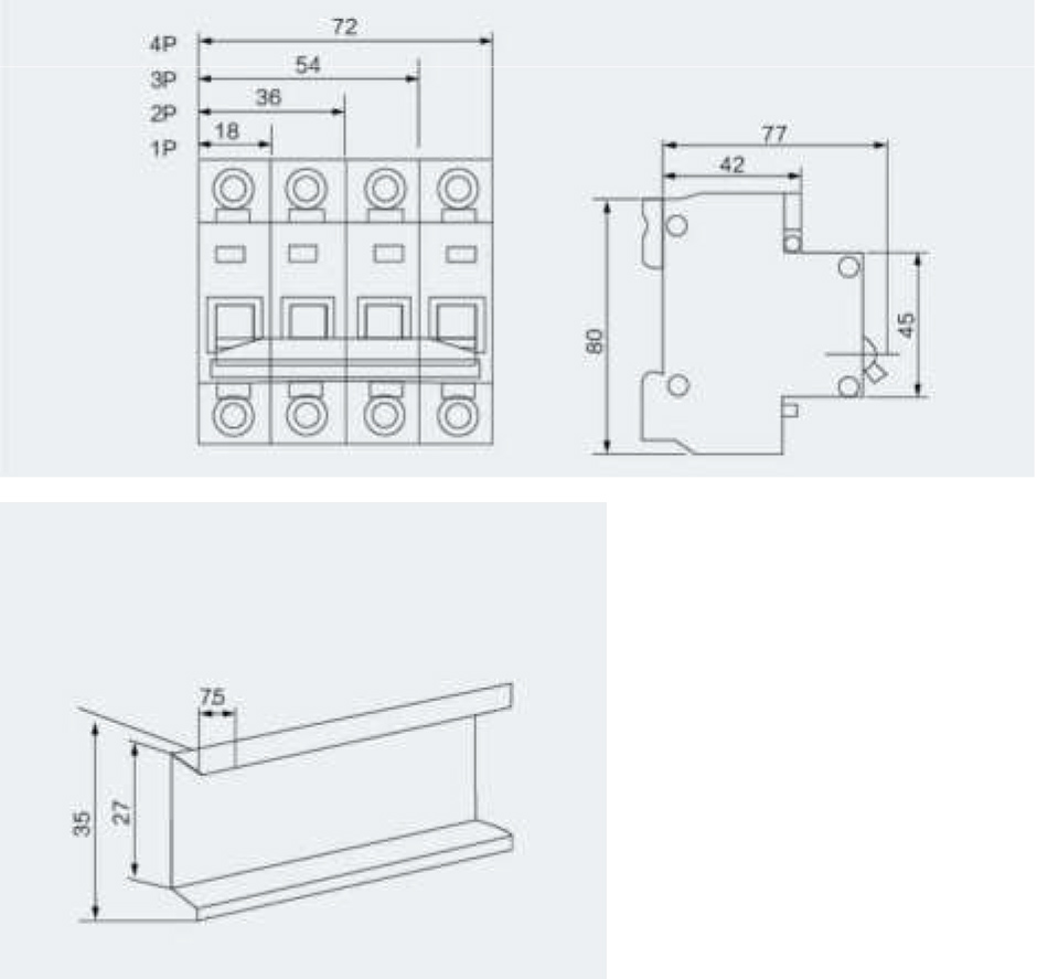 SEB1 L- 63系列漏電斷路器外形尺寸圖.jpg SEB1 L- 63系列漏電斷路器外形尺寸圖.jpg