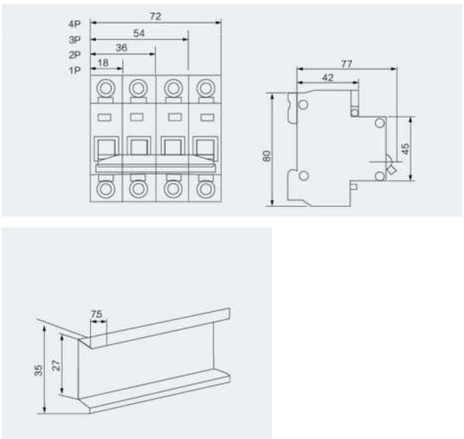 SEB1-63小型斷路器外形尺寸圖.jpg SEB1-63小型斷路器外形尺寸圖.jpg