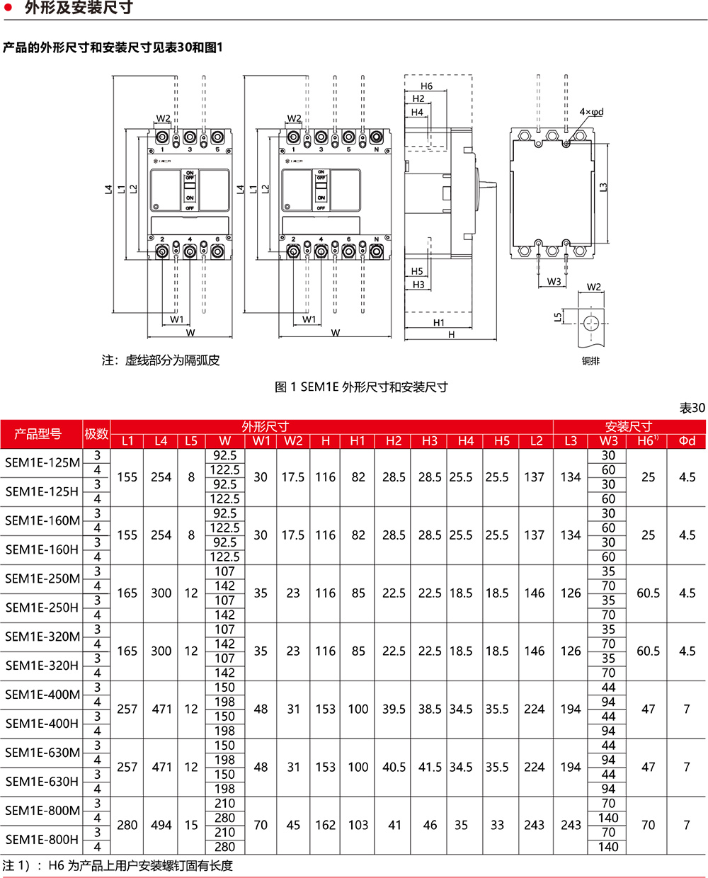 SEM1E系列塑料外殼式斷路器安裝尺寸圖.jpg SEM1E系列塑料外殼式斷路器安裝尺寸圖.jpg